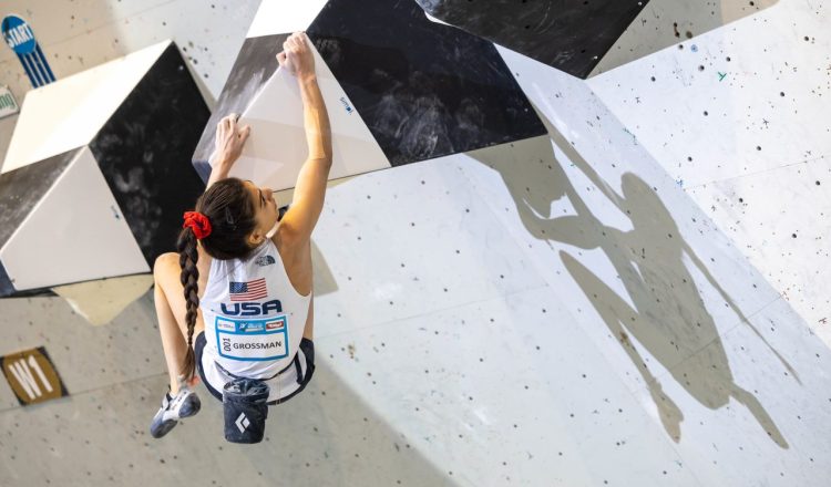 Natalia Grossman en la Copa del Mundo de Innsbruck 2023 (Foto: Lena Drapella/IFSC).