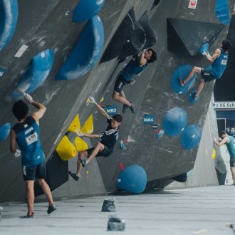 Los japoneses dominan la clasificatoria en el Campeonato del Mundo de Búlder de Berna 2023 (Foto: Lena Drapella/IFSC).