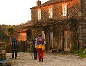 Un grupo de peregrinos, en el Camino de Santiago.- Foto: desnivelpress.com