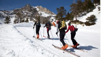 Esquí de montaña en Vallter. Foto: Oscar Vall.