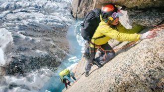 Expedición de James Klemmensen, Noah Besen, Shira Biner y Amanda Bischke en la isla de Baffin (Foto: @jklemmensen).