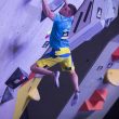 El escalador esloveno Jernej Kruder fue vencedor en categoría masculina en la superfinal Adidas Rockstars 2013.  (christianwaldegger.com)