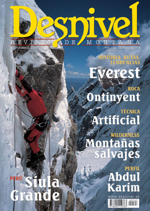 Revista Desnivel nº 163 (Carlos Buhler en el Siula)