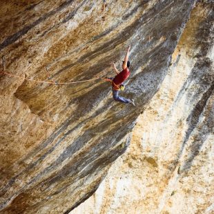 Jorge Díaz-Rullo en 'Carlota la colombiana' 9a+ de Margalef (Foto: Zac Moss).