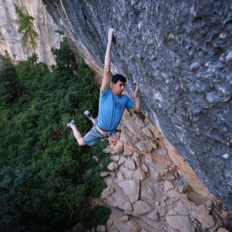 Jorge Díaz-Rullo en 'The full journey' 9b de Margalef (Foto: Adri Martínez).