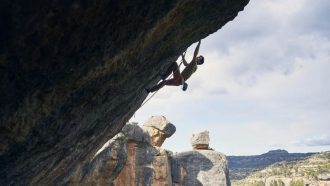 Jorge Díaz-Rullo en 'Mejorando la Samfaina' 9b* de Margalef (Foto: @mtnz.adri).