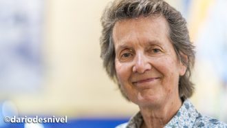 Dierdre Wolownick, madre de Alex Honnold en la Librería Desnivel.