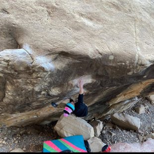 Drew Ruana en 'Sleepwalker' 8C+ en Red Rocks en enero de 2020