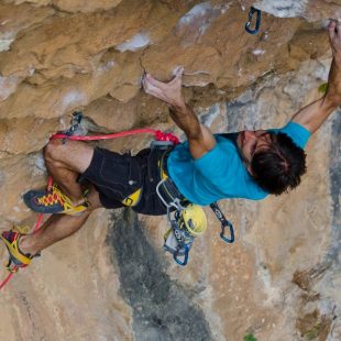 Dani Fuertes en Priorato de Sión 9a de Alquézar  (Nacho Fuertes)