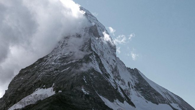 Simon Gietl y Roger Schaeli en el Matterhorn.