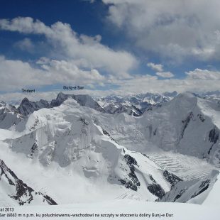 Trident y Gurj-e-Sar, en el Shimshal (Pakistán).