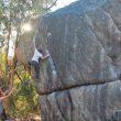 Nalle Hukkataival en Devil in the detail 8A+ de Grampians (Australia)  (Col. N. Hukkataival)