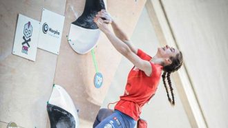 Iziar Martínez en la competición de Liébana. 📷 @javipec
