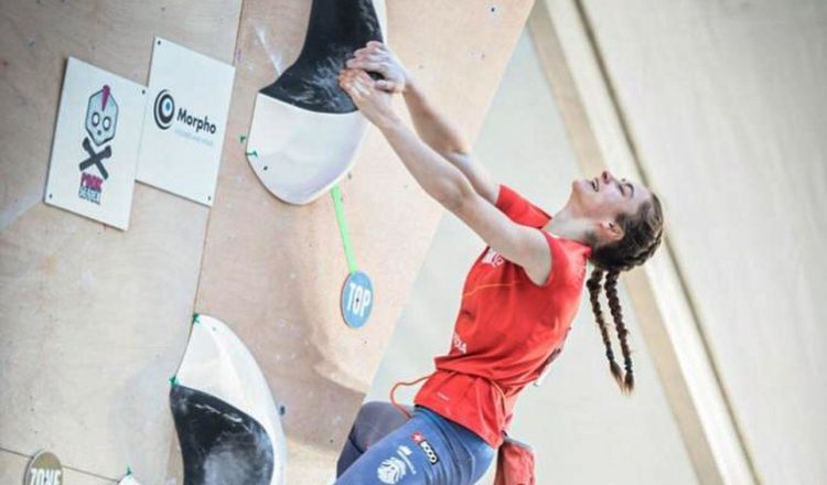 Iziar Martínez en la competición de Liébana. 📷 @javipec