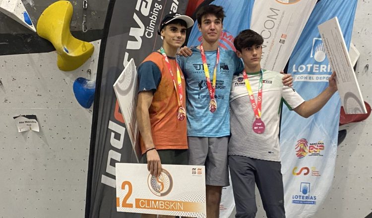 Podio sub 16 masc, campeonato España Dificultad 2023