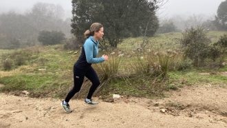 Probando las mallas y camiseta Intense de Millet