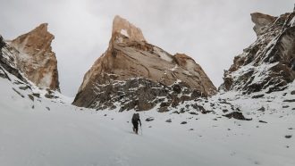 Objetivo Nameless Tower en invierno (Foto: Oswald Rodrigo Pereira).