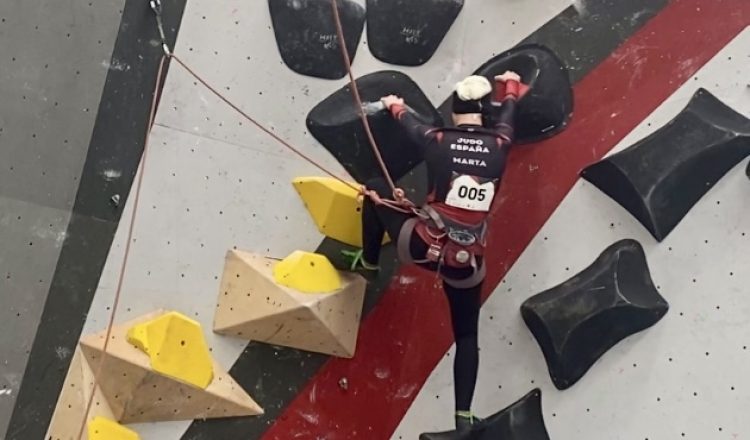 Marta Arece. Campeonato España Paraescalada 2023