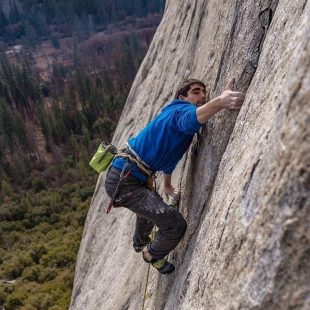 Ignacio Mulero en el 'Dawn Wall' de Yosemite