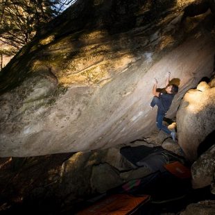 Tomoa Narasaki en 'Decided' 8B+ del Mt. Mizugaki (Japón)