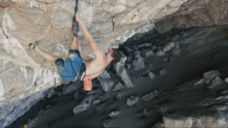 Adam Ondra en el Project Big de Flatanger (Foto: Adam Ondra).