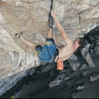 Adam Ondra en el Project Big de Flatanger (Foto: Adam Ondra).