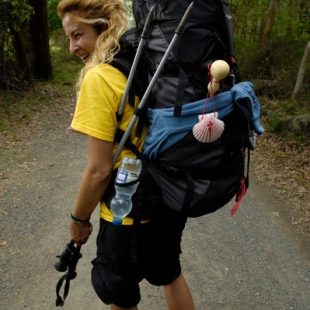 Peregrino en el Camino de Santiago  (Darío Rodríguez)