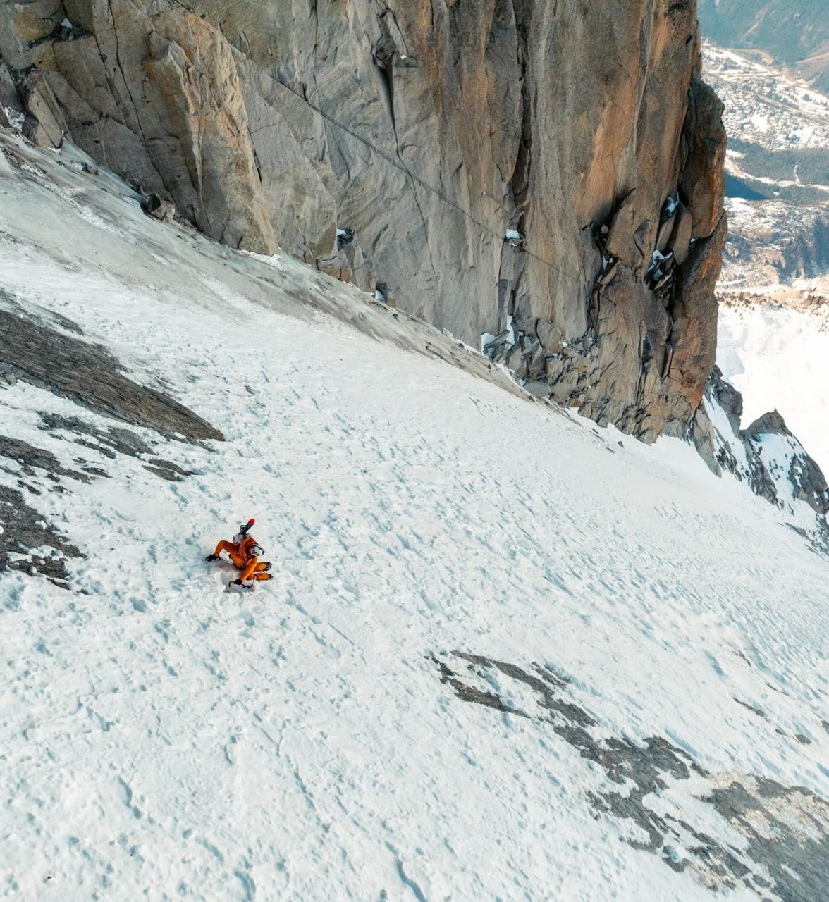 Guillaume Pierrel en el Dru (Foto: Mathurin Vauthier).