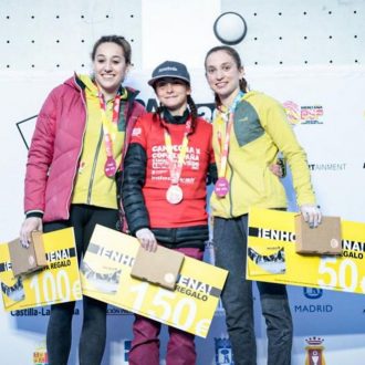 Podium femenino en 1ª prueba de la Copa España en Oviedo