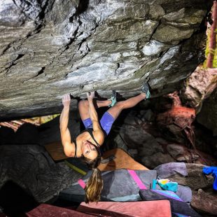 Alex Puccio en 'Tigris sit' 8B+ de Magic Wood (Foto: Luis Gerhardt).