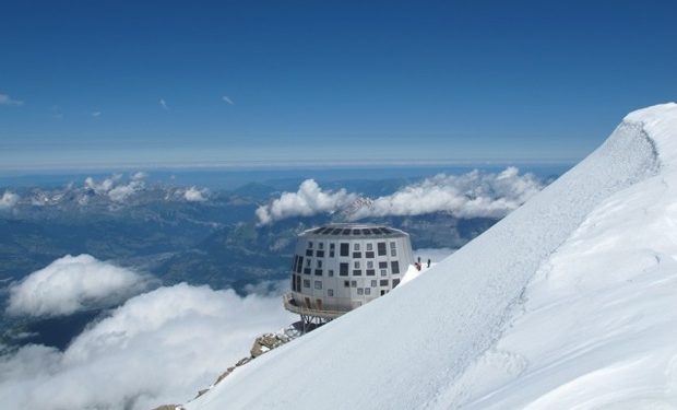 Refugio de Goûter en el Mont-Blanc ()