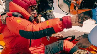 Rescate de Carlos Soria en el Dhaulagiri. 📷 @oswaldrp