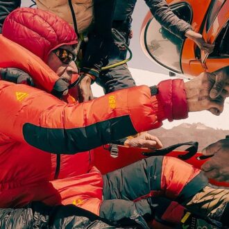 Rescate de Carlos Soria en el Dhaulagiri. 📷 @oswaldrp