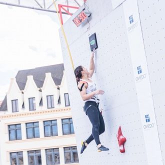 Leslie Romero en la Copa de España de Oviedo 2023 (Foto: Javi Pec).