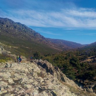 vista del valle del río Pelagallinas hacia Prádena