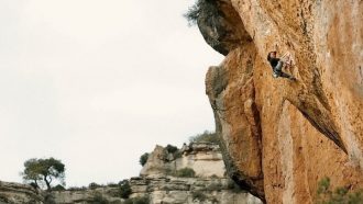 Chaehyun Seo en 'La Rambla' 9a+ de Siurana (Foto: Bernardo Gimenez).