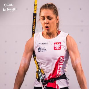 Aleksandra Miroslaw en Tokyo 2020.