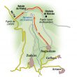 Mapa con la localización de Nacedero de Urederra
