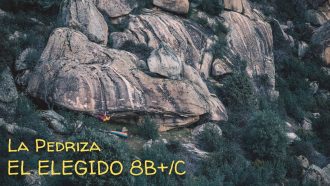 Jorge Díaz-Rullo en 'El elegido' 8B+/C de la Pedriza (Foto: Youtube).