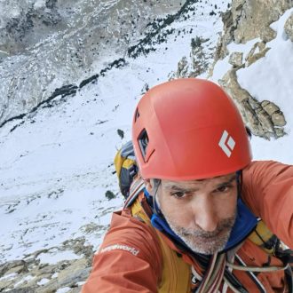 Apertura de "Crisálida" en el Pico Royo, por Alain Andrés.